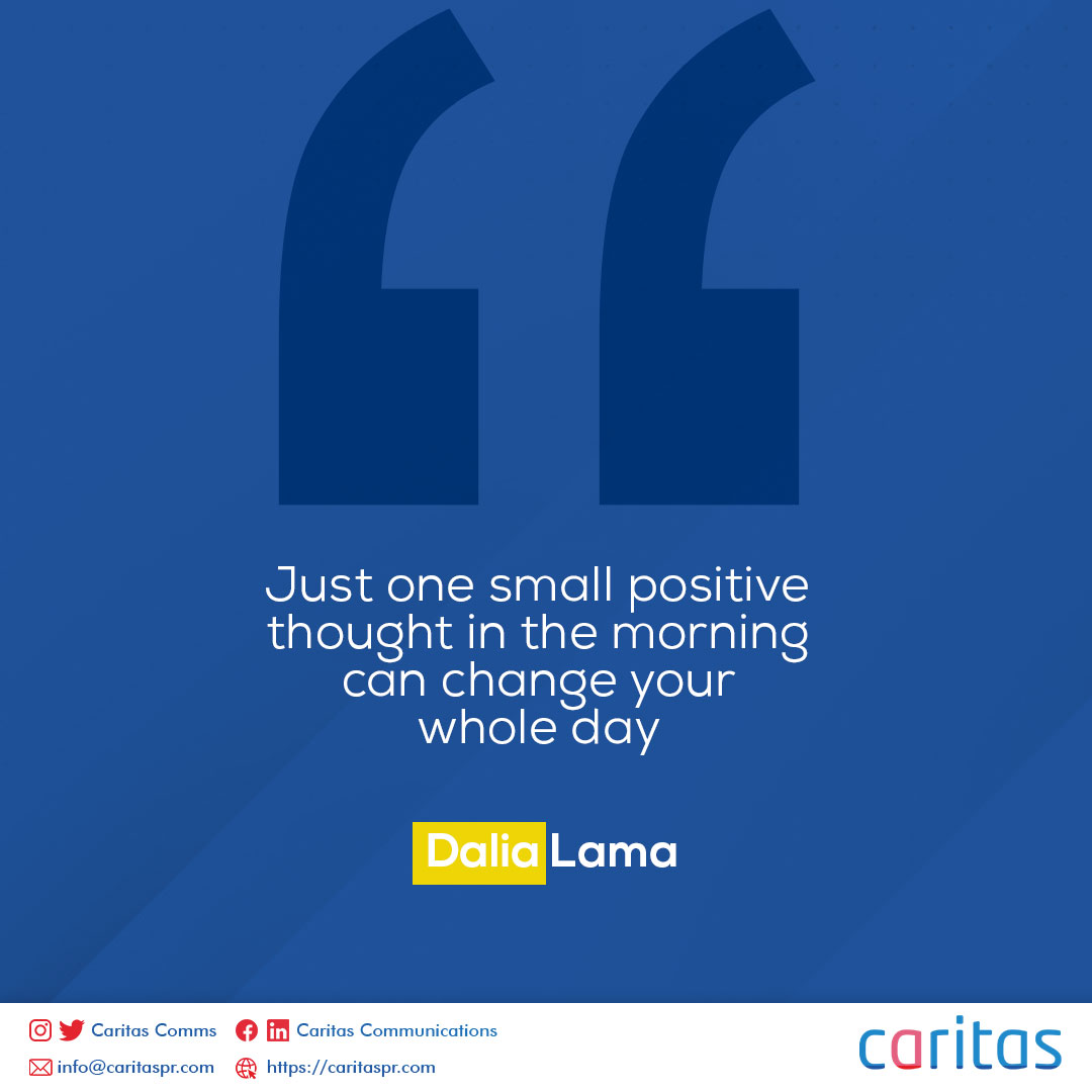 CaritasComms's tweet photo. It's a brand new day with brand new opportunities, make it count.
____________________________
#mondaymoivation #fashion #worlkday #reputation #reputationmanagement #crisis #publicrelations #crisismanagement #mcm https://t.co/g6Ft11B84D