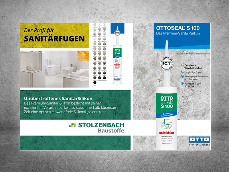 OTTOSEAL® S 100 - Das Premium-Sanitär-Silikon - Im Alltag zwar meist unauffällig, aber dennoch unverzichtbar!