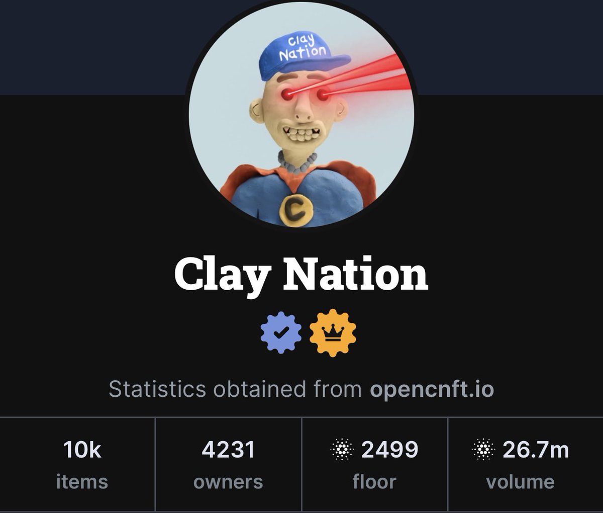 meta_clay's tweet photo. I love seeing holder numbers climb. These are exactly one month apart. Only 5% of collection is listed. @claymates #CNFT #NFT #CNFTCommunity https://t.co/dzYomXXpFo