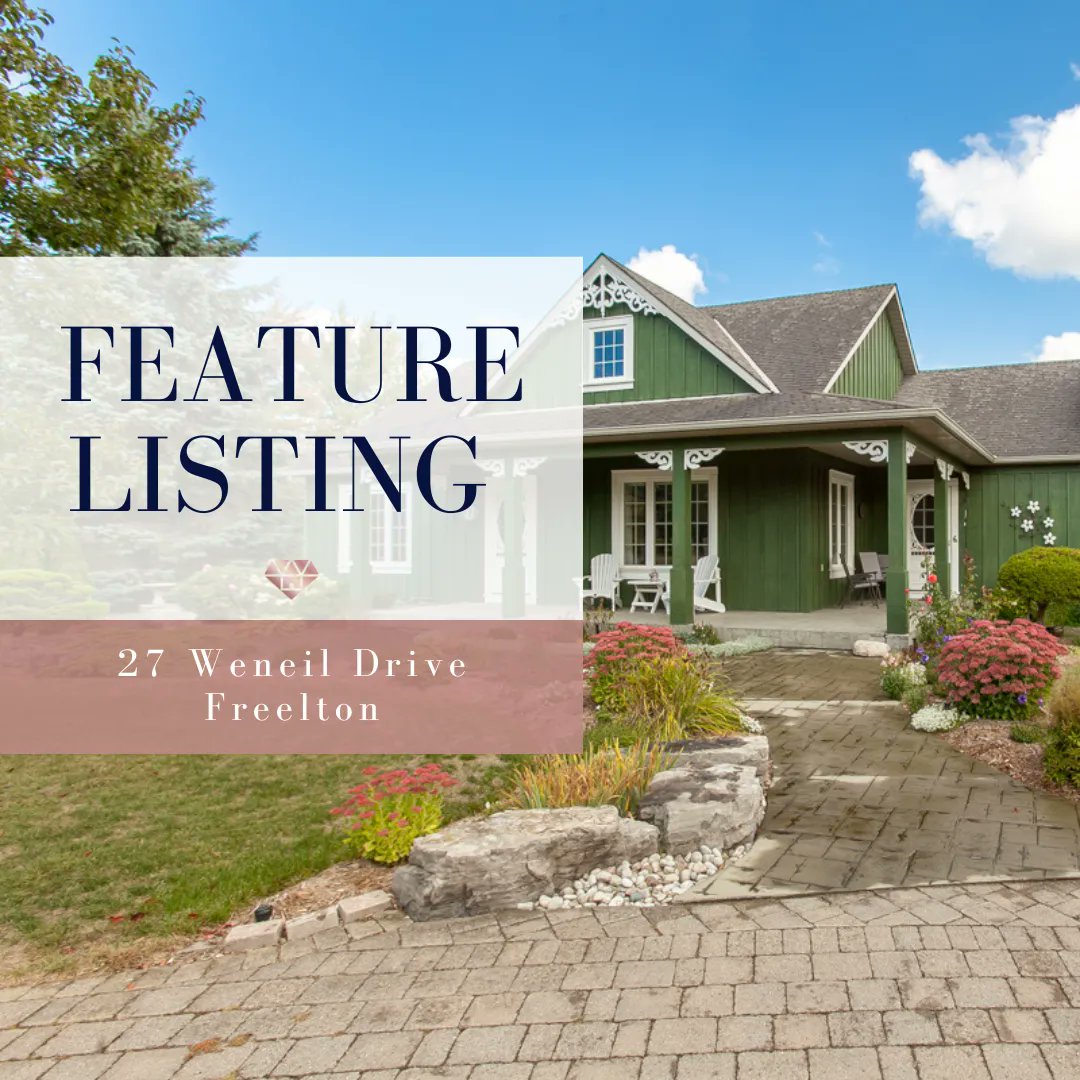 vickie_cooper's tweet photo. ✨Feature Listing✨
📍 27 Weneil Drive, Freelton
🛏 3
🛁 4

Custom built Van Hoeve bungalow in sought-after Centennial Heights neighbourhood. 
Let’s get you home!

💌 homes@vickiecooper.ca
📱(905) 631-8118
💻https://t.co/DVkseap2fL

#featurelisting #burlington #realestate https://t.co/NsqsEcdGn0