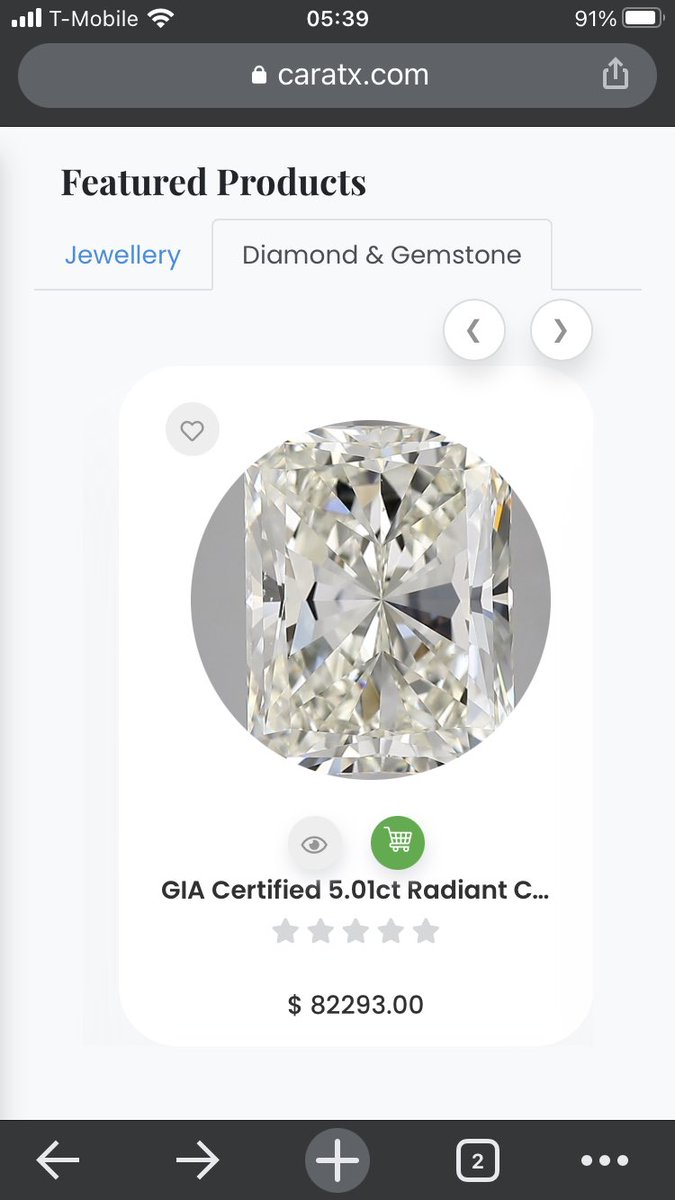 RealCaratX's tweet image. The latest and the greatest! CaratX is fully mobile optimized for buyers and sellers on the CaratX marketplace. Easy peasy. #caratx #diamonds #gemstones #jewelry