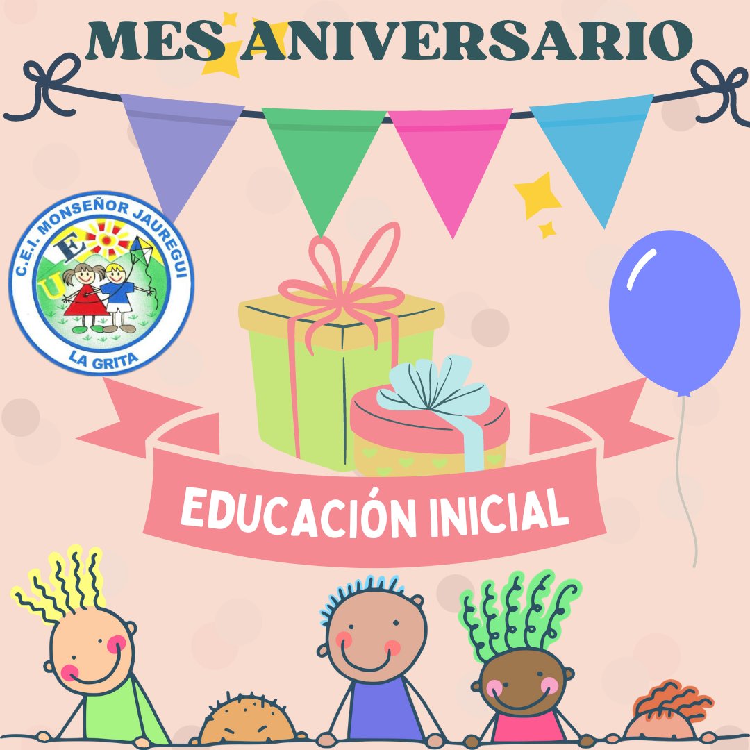17oct// Hoy en el C.E.I Monseñor Jáuregui Moreno Iniciamos la semana con alegría con el inicio del mes Aniversario de Educación Inicial.

@MPPEDUCACION 
<a href="/_LaAvanzadora/">Yelitze Santaella</a>  
<a href="/berzabethg1/">Berzabethgandicaoficial</a> 
@ZonaEducTachira 
<a href="/supervisionZET1/">SupervisionZET</a>  
@educ_jauregui
<a href="/CRAJAUREGUI2/">CRAJAUREGUI</a>
@formacionzet
<a href="/Crazet2011/">Crazet2011</a>