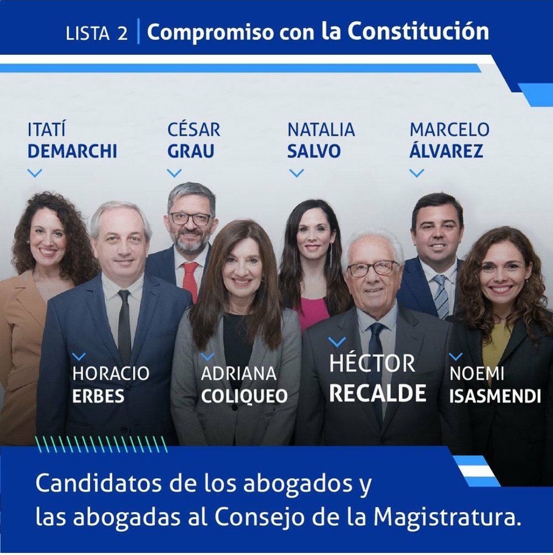ForoUnidadMza's tweet photo. Acompañamos la lista N° 2 que encabeza el prestigioso abogado laborista el Dr. Hector Recalde, junto a un gran equipo federal de enorme calidad profesional y académica. Mañana 18/10 de 8 a 18 hs te esperamos en el Colegio de Abogados de Mendoza, acompañanos, contamos con vos! https://t.co/HTRAt7zkWM