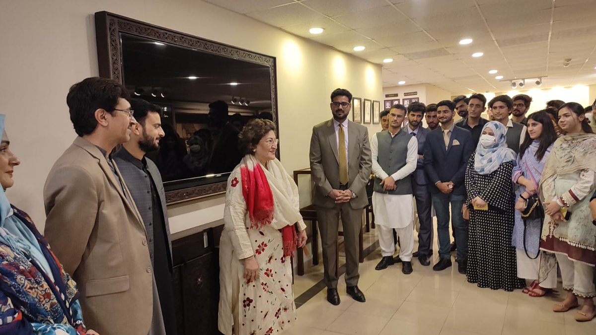 irpcsnuml's tweet photo. Students visited Senate Museum, Senate House, Gali-e-Dastoor and Senate Library. Further, they had QA interactive session with senator Nuzhat Amir Sadiq and Principal Secretary to Chairman Senate, Mr. Haris Rehman. https://t.co/jt5Xdy3yC1