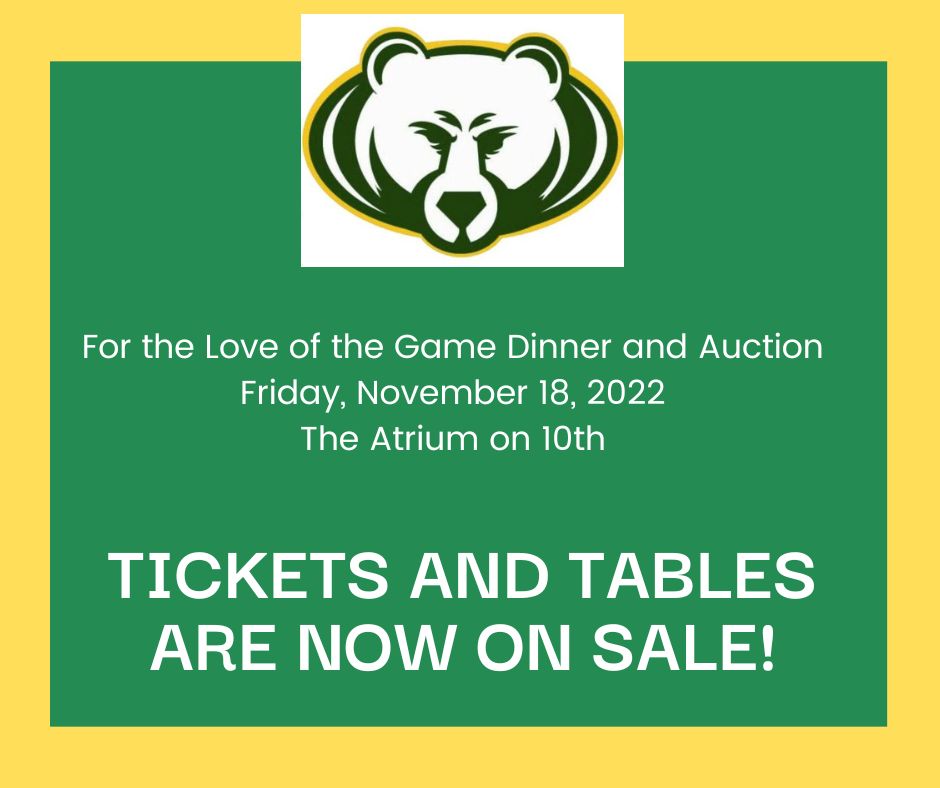 bruinauction's tweet photo. Get your tickets to the best event of the year!  Our 21st Annual For the Love of the Game Dinner and  Auction benefits all 21 sports at Rock Bridge.  We will sell out, so don't wait! Get yours here: https://t.co/I5zxGovWqJ https://t.co/o9nsYewLeG