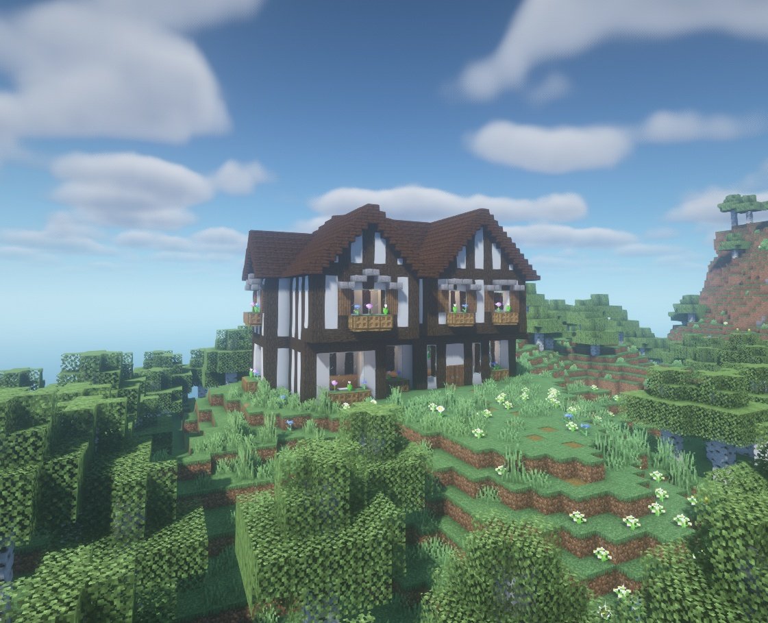 Kannem18's tweet photo. A Tudor Styled House! :) https://t.co/6OUcgfOmvx