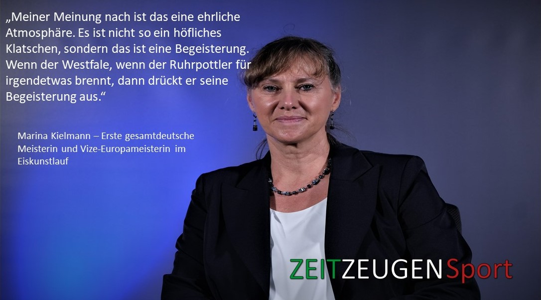 Marina Kielmann war 1991 die erste gesamtdeutsche Meisterin im Eiskunstlauf. Ihre Outfits waren fast immer von ihrer Mutter selbst genäht. Im Zeitzeugen-Projekt der #Spoho und des <a href="/OlympiaMuseum/">Sport&Olympia Museum</a> spricht Kielmann über Sport &amp; das Verhältnis zu ihrer Mutter. zeitzeugen-sport.de/marina-kielman…