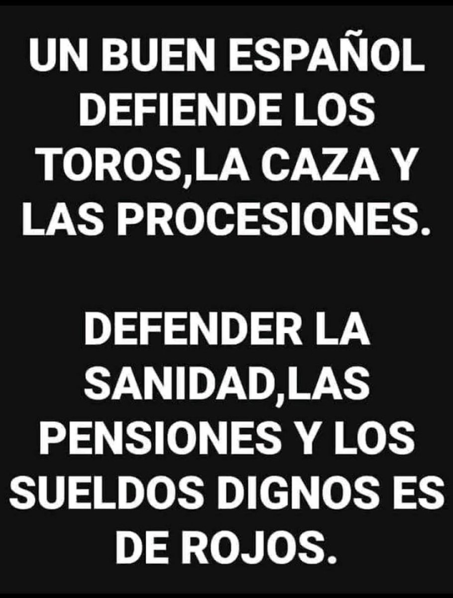 janislcani's tweet photo. Facherio patrio
Llamarme roja o podemita que me pone 😜😜 https://t.co/PpYJ5DTkNB