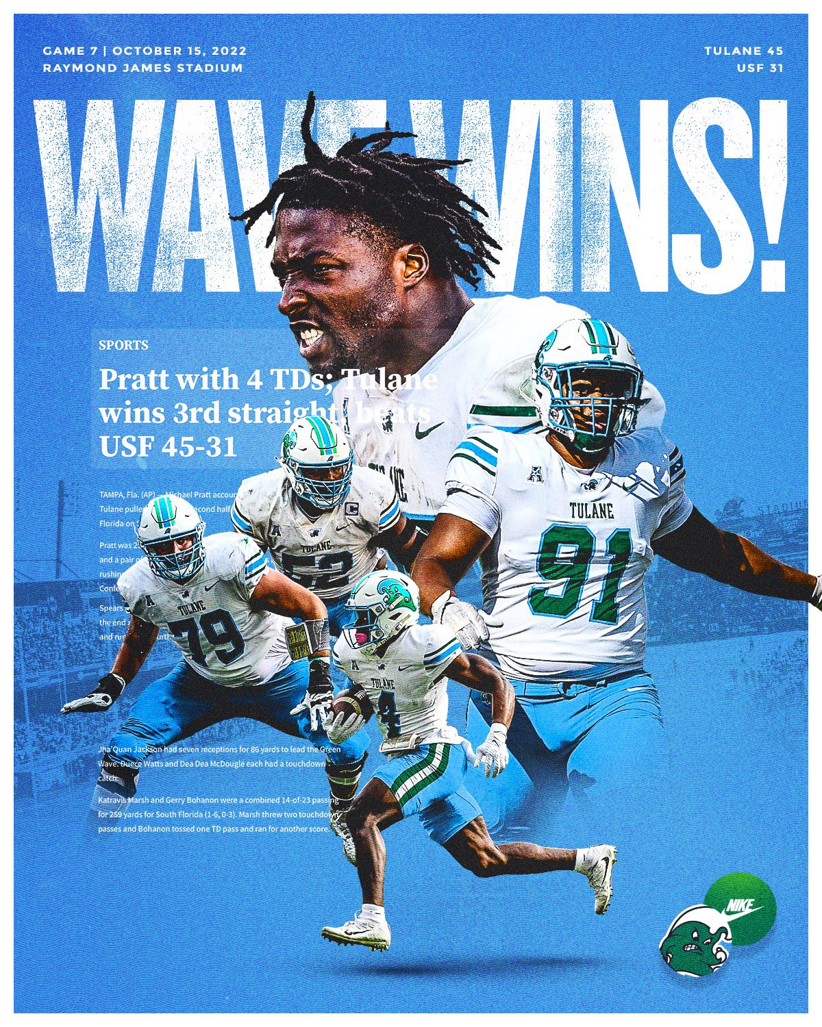 Tulane football schedule online