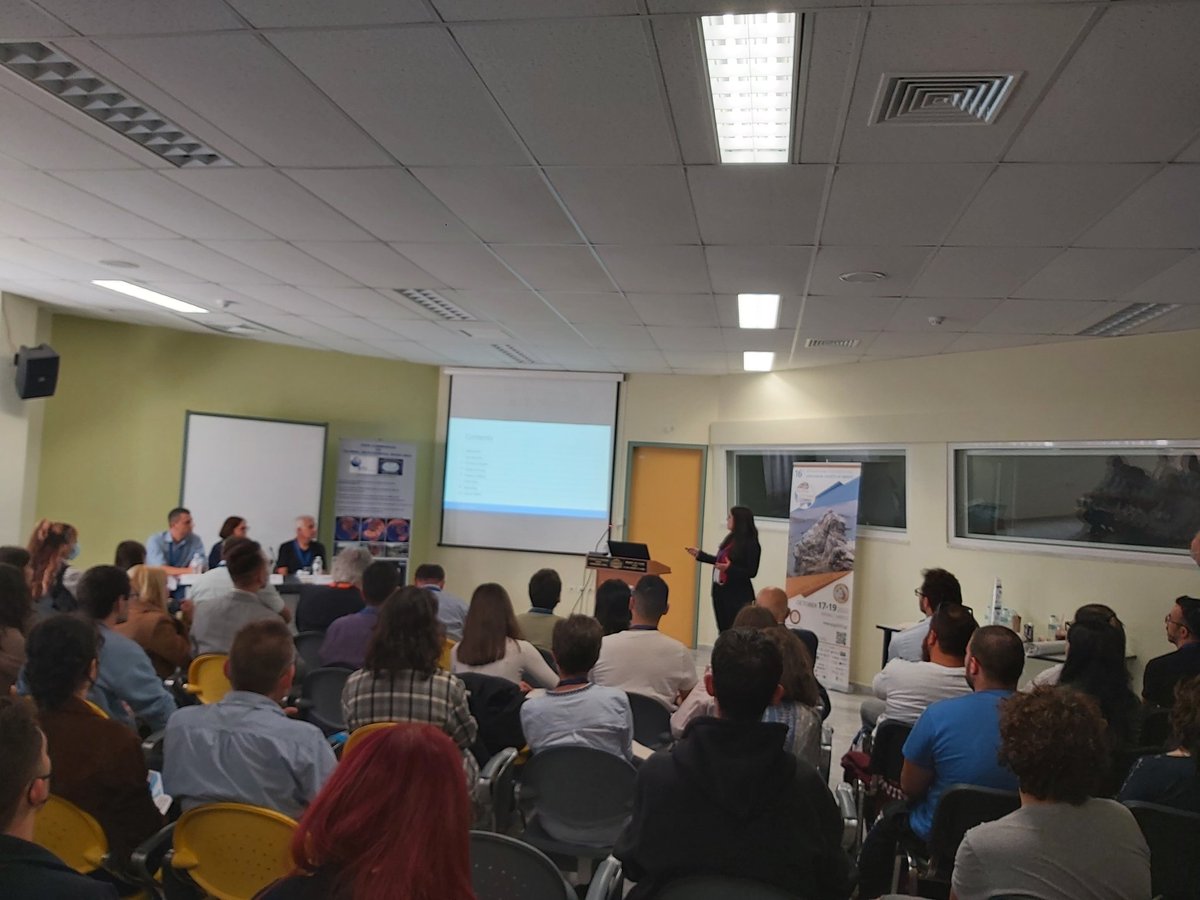 geodept's tweet photo. Very intresting first set of presentations by Kontomichalou et al, @AArgyraki et al, Baziotis et al, and Xydous et al, in session T6: #Geochemistry, #Mineralogy, #Petrology and #Volcanology
#GSG2022 ##our_earth_our_home #geodept #upatras https://t.co/GHIY6OzsCS