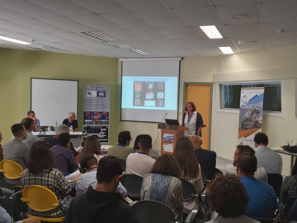 geodept's tweet photo. Very intresting first set of presentations by Kontomichalou et al, @AArgyraki et al, Baziotis et al, and Xydous et al, in session T6: #Geochemistry, #Mineralogy, #Petrology and #Volcanology
#GSG2022 ##our_earth_our_home #geodept #upatras https://t.co/GHIY6OzsCS