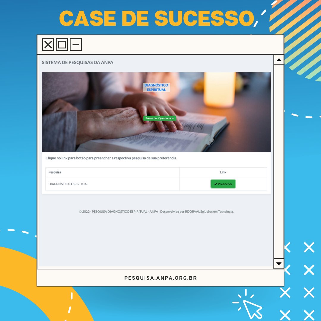 rdorval's tweet photo. Plataforma de pesquisas e questionários on-line, com múltiplas opções, sistema de score, resultados personalizados e relatórios.

Conheça: https://t.co/obLbgDlSAi

#anpa #adventistas #iasd #pesquisa #questionario #formulario https://t.co/gOl5QQ58mV