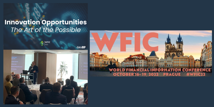 marketdatabp's tweet photo. Our CEO @markschaedel talks about innovation opportunities at @FISD_SIIA #WFIC2022. "The fundamental changes in data, it’s delivery and it’s consumption - means our legacy licensing structures are stretched to their limits. Some reinventing and innovation is needed"
#marketdata https://t.co/LQ24SzuBMj