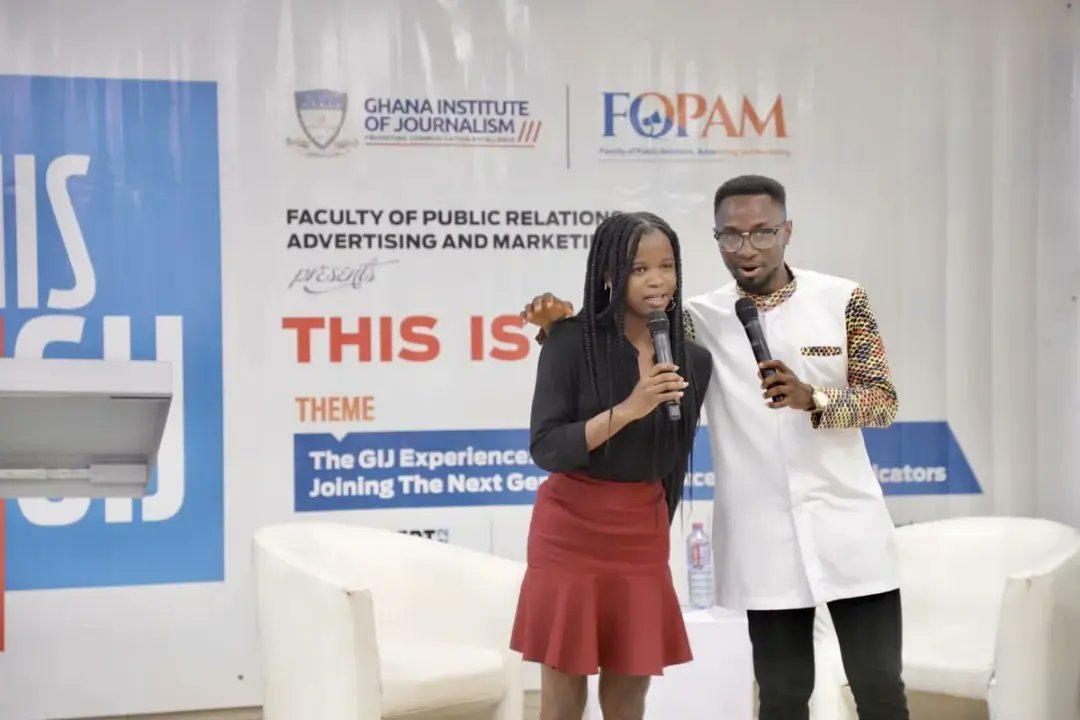 FOPAM_GIJ's tweet photo. ...most preferred academic destination for communication studies in Ghana.

The event also brought together alumni, current students, and staff members to share insights and experiences about the institute. 2/3 https://t.co/9q0Urgo7yS
