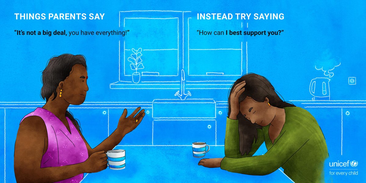 When you notice your child is struggling with their mental health, it might be difficult to find the right words. 

Here are some of the common phrases young people have heard from their parents and what they want them to say instead. 

#OnMyMind