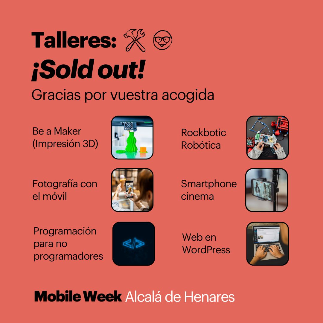 Mobile_Alcala's tweet photo. 🥰 Muchas gracias por toda la participación que estamos teniendo en las formaciones impulsadas por el @AytoAlcalaH 

⚡ Es un placer ver a la ciudadanía tan conectada en la #mWeekAlcala22

💫 ¡Recordad que aún podéis apuntaros a los talleres de Gaming y Streaming en nuestra web! https://t.co/Jg4vNPuWDM