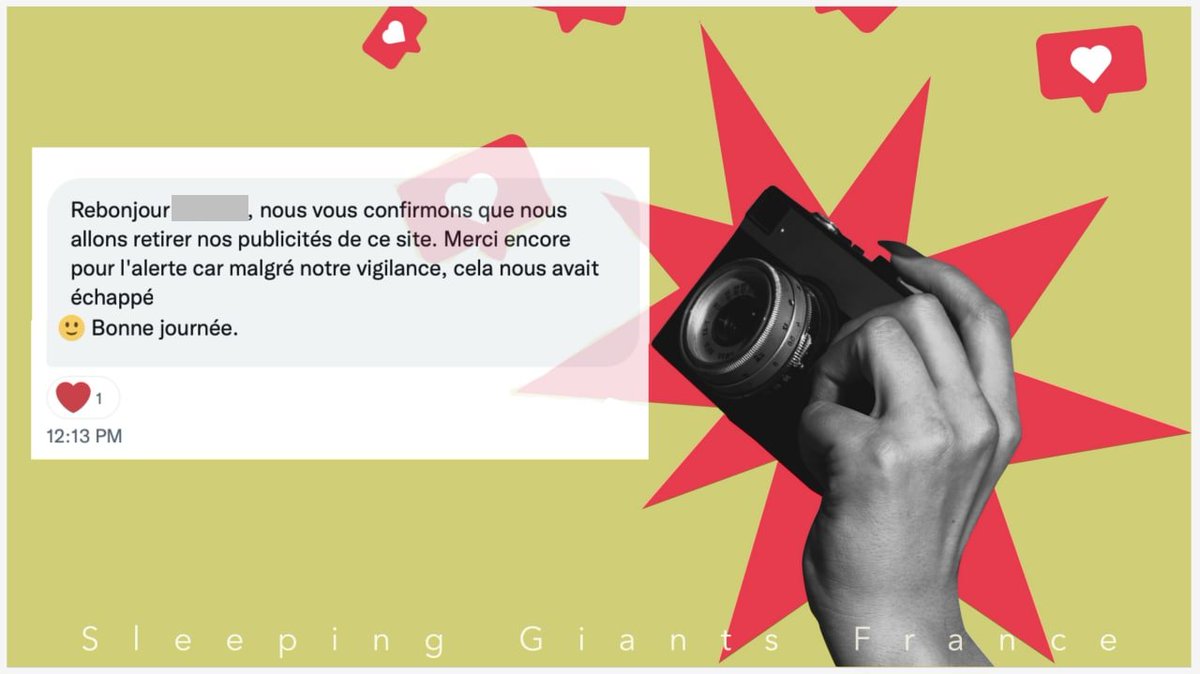 slpng_giants_fr's tweet photo. ✔️ Cet annonceur important avec qui nous avons tissé des liens solides ne transige pas avec ses valeurs : il avait déjà retiré ses pubs de plusieurs médias toxiques, il fait de même pour le site ignoble #Planetes360 sur lequel @OutbrainFR place sa pub.
Encore une fois, merci ! 🙏 https://t.co/qTeGmxEJGr