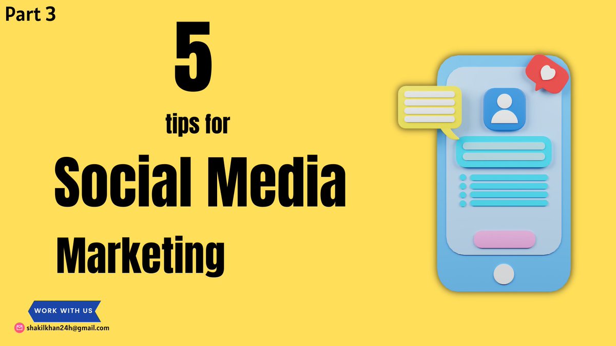 𝟱 𝘁𝗶𝗽𝘀 𝗳𝗼𝗿 𝘀𝗼𝗰𝗶𝗮𝗹 𝗺𝗲𝗱𝗶𝗮 𝗺𝗮𝗿𝗸𝗲𝘁𝗶𝗻𝗴: Part 3
Click here for all tips: cutt.ly/6BHZcvF

#socialmedia #socialmediamarketing #socialmediatips #socialmediastrategy #socialmediamanager #socialmediamanagement #socialmediamarketingtips #socialmediatip