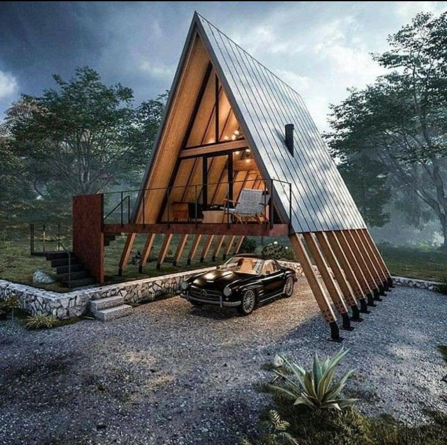 Барнхаус шалаш