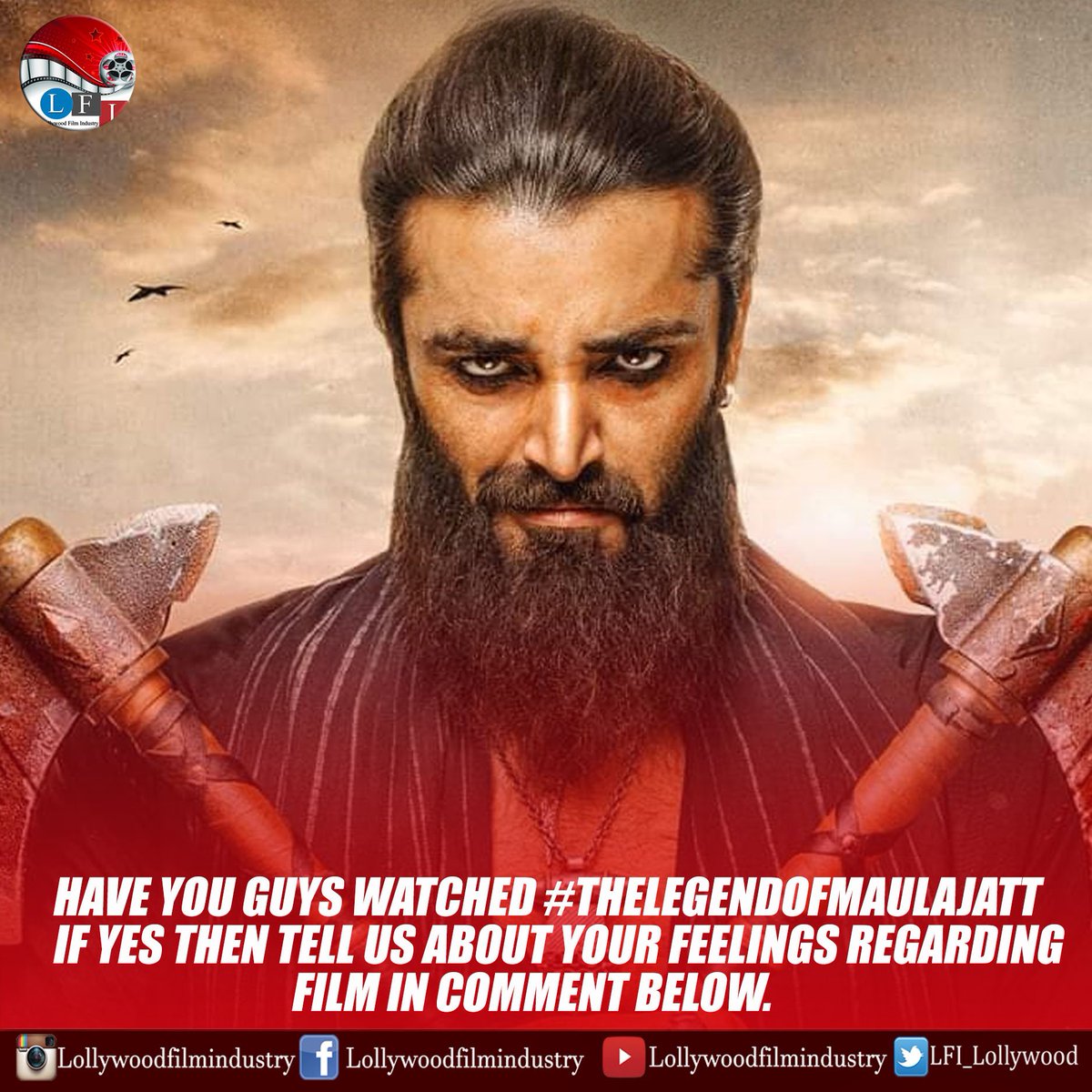 LFI_Lollywood's tweet photo. Have You guys Watched #TLMJ.....
If Yes Then Tell Us About Your Feelings Regarding Film in Comment Below.
#MaulaJatt2022 #FawadKhan #HamzaAliAbbasi #MahiraKhan #HumaimaMalick #GoharRasheed #FarisShafi #NasirAdeeb #BilalLashari #AmmaraHikmat #LashariFilms https://t.co/H6WU0HeiRS