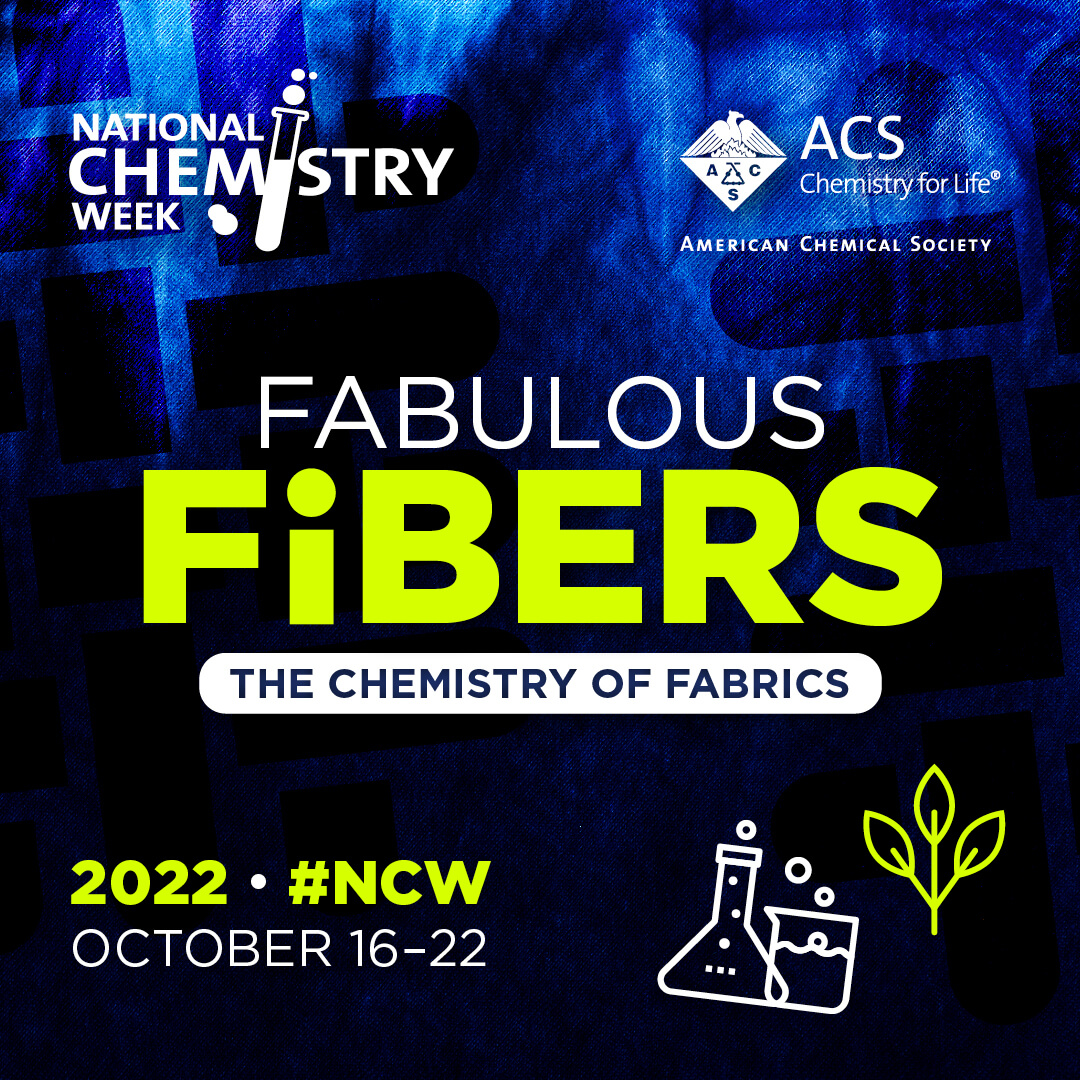 MedPlantChem's tweet photo. Celebrating National Chemistry Week!
#NCW
#NationalChemistryWeek
#FabulousFibers https://t.co/TOqp8RtVMZ