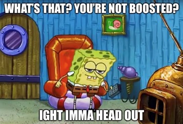 FDA's tweet photo. TFW you find out people in other pineapple houses aren't boosted. https://t.co/NVAJOIMG0B #MemeMonday

#VaxUpAmerica
#WeCanDoThis https://t.co/AE9jDUssrc
