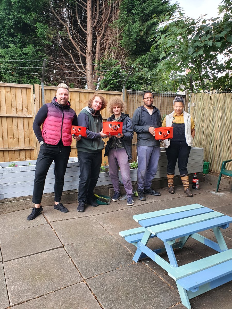 BWPTrust's tweet photo. Team 13 completed their community project last week. They worked really hard at @CanleyCC building a sandpit, painting and doing gardening! #princestrust https://t.co/xR7cspA3vM
