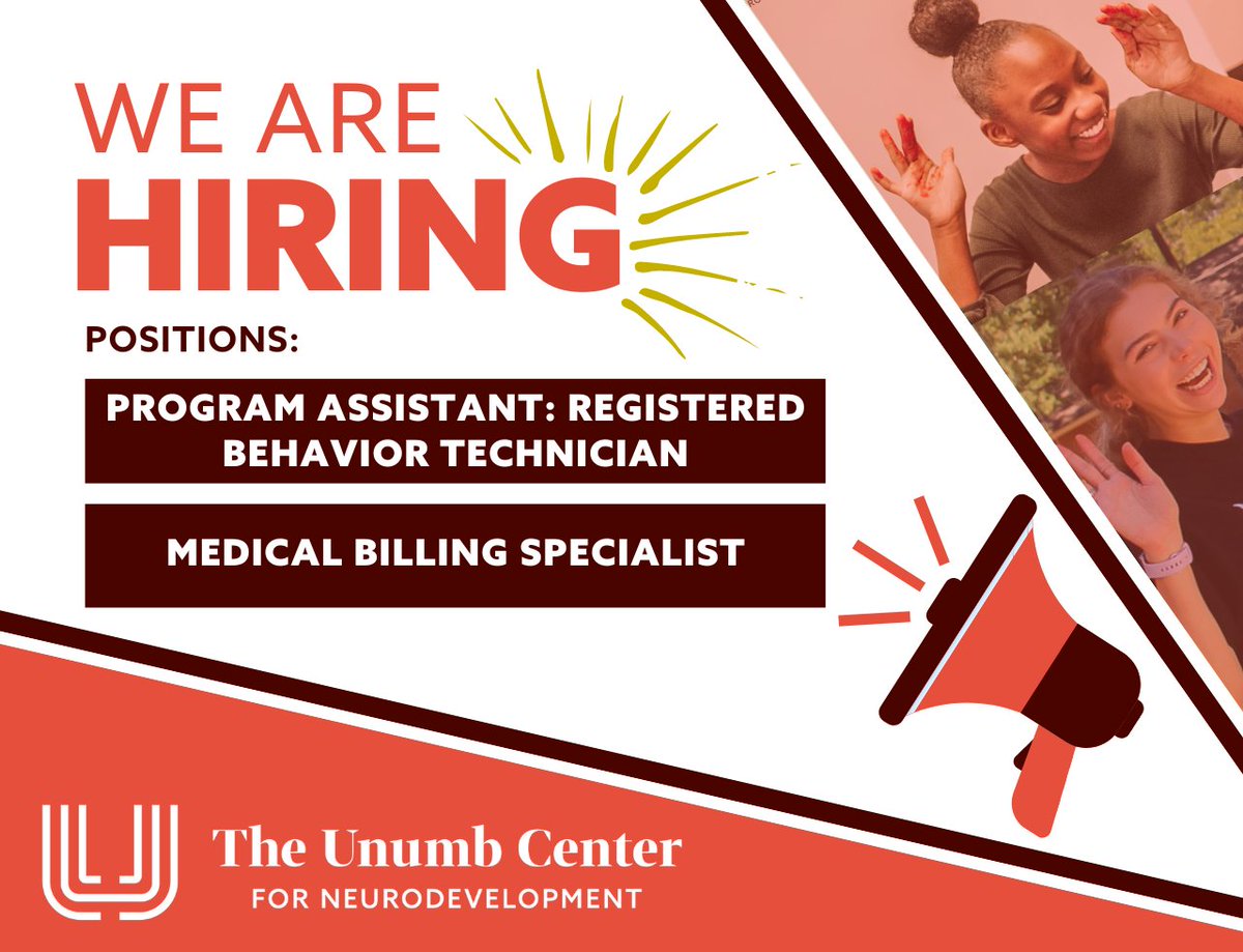 We're #hiring! Learn more and apply now using the links below.

🔍 Program Assistant: bit.ly/PATheUCN

🔍 Medical Billing Specialist: bit.ly/MBCatTheUCN