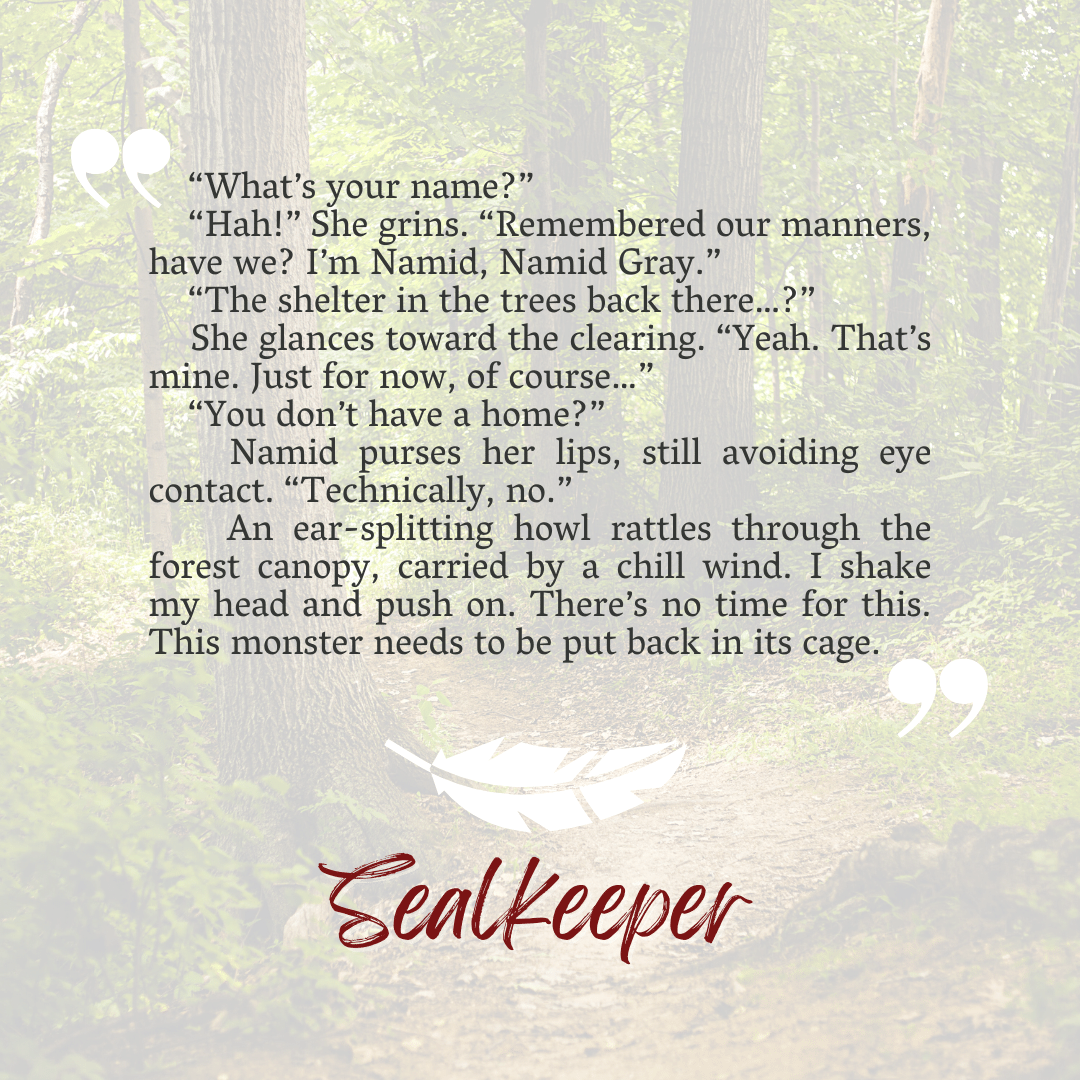 MMJobbins's tweet photo. 🌲 A quiet forest
⛺️ A cosy tarp shelter
🥫 A suspicious can of food...

Can love blossom while on the run from a #Windigo? "Sealkeeper" is out now! 💘 https://t.co/tQBaOo5qel

#fantasynovella #indienovella #novella #sapphicromance #wlw #sapphicbook #wendigo https://t.co/Y1VqKgKAED