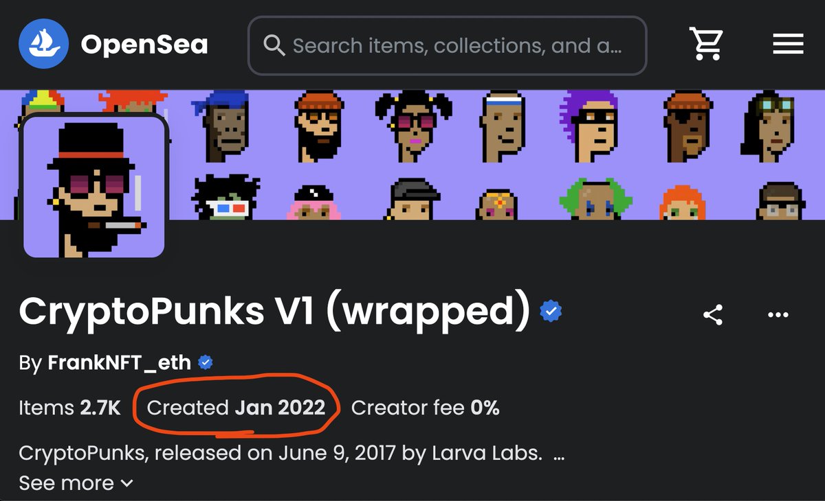 LeonidasNFT's tweet photo. 1/ Petition for @opensea to fix the incorrect creation dates on these 20 Historical NFT collections. 🧵

Retweet to sign. https://t.co/dWAWHLGaHO