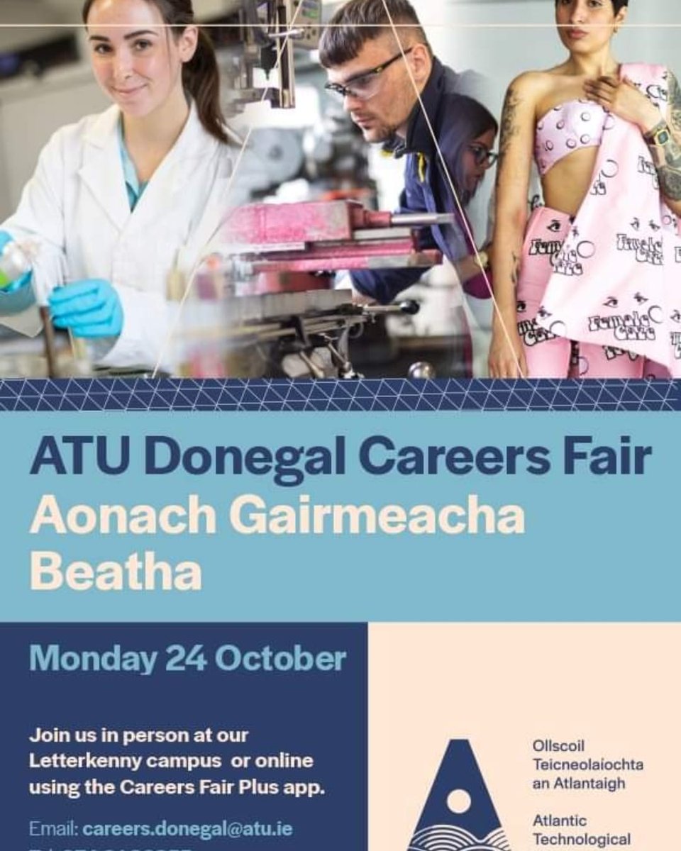📌 📌 Meet the ElectroRoute Team at ATU Donegal Careers Fair on Monday 24th October 12-3pm 📌 📌

This is a fantastic opportunity to meet the team and gain insights into careers on offer with ElectroRoute.

We look forward to seeing you there in the An Danlann Sports Hall.