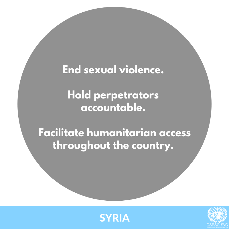 endrapeinwar's tweet photo. .@endrapeinwar urges all parties to conflict in #Syria to cease sexual violence and respond to the needs of survivors. https://t.co/VzpTHFgX4z