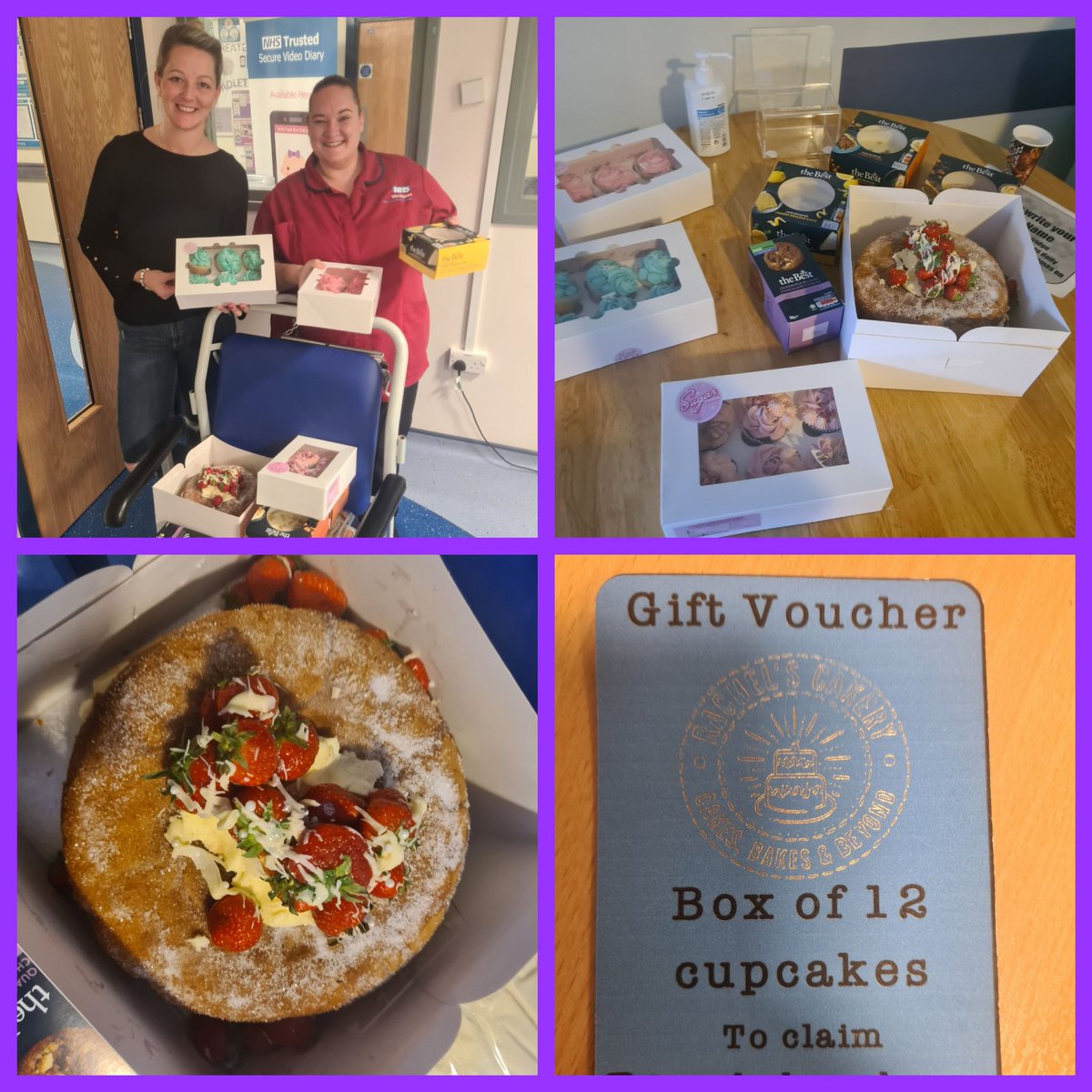 Helen Large (Stockport Neonatal Unit) (@lively_helen) on Twitter photo Huge thanks to Sarah Jackson who has donated all these lovely cakes (& a gift voucher for more) to NNU & Maternity. Sarah works with <a href="/cradle_charity/">CRADLE</a> & does lots of fundraising for the charityβ€οΈπ
<a href="/StockportNHS/">Stockport NHS FT</a> <a href="/StockportPtExp/">Stockport Patient Experience</a> <a href="/nnu_pam/">Pam.hardy1@ntlworld.com</a> <a href="/s_mason80/">Simone Mason</a> <a href="/NWNeonatalODN/">NW Neonatal ODN</a> <a href="/SarahFullwood1/">Sarah Fullwood RN π</a> Huge thanks to Sarah Jackson who has donated all these lovely cakes (& a gift voucher for more) to NNU & Maternity. Sarah works with <a href="/cradle_charity/">CRADLE</a> & does lots of fundraising for the charityβ€οΈπ
<a href="/StockportNHS/">Stockport NHS FT</a> <a href="/StockportPtExp/">Stockport Patient Experience</a> <a href="/nnu_pam/">Pam.hardy1@ntlworld.com</a> <a href="/s_mason80/">Simone Mason</a> <a href="/NWNeonatalODN/">NW Neonatal ODN</a> <a href="/SarahFullwood1/">Sarah Fullwood RN π</a>