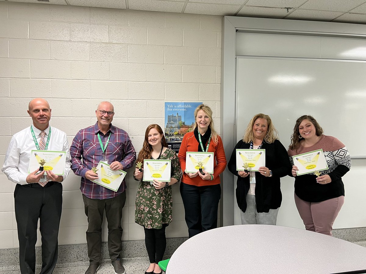 kmfoster68's tweet photo. Thank you September Staffulty of the Month team!  You make NCHS a better place. @NCTrojans @J_Renaissance #GreatLakesRenRegion https://t.co/b9ZCMC3GA9