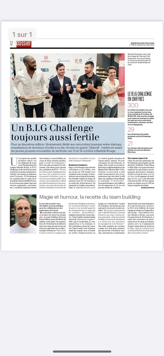 qiti_eu's tweet photo. @qiti remporte le ⁦@bigc_event⁩ !
Une belle journée se terminant #autop 
#nice06 #riviera 
Bravo au ⁦@LeVillagebyCAAP⁩ pour son accompagnement. 100% du #podium  est accéléré au ⁦@LeVillagebyCA⁩ 🍾🍾 https://t.co/iSzIPlCIEG