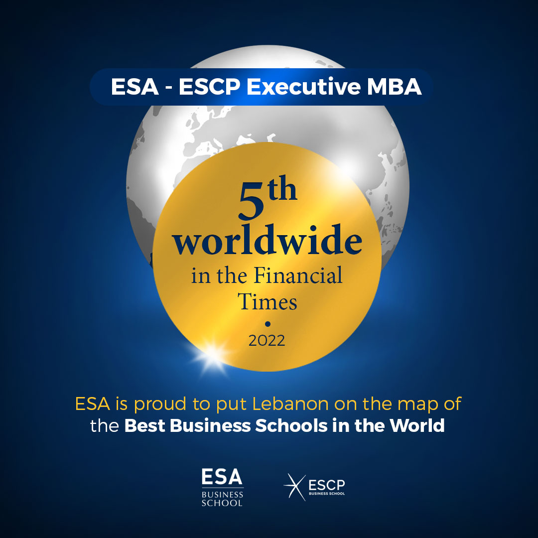 ESABeirut's tweet photo. [2] Again, an international recognition, reaffirming the School’s competitive and unique learning model in offering the best global programs here, in #Beirut! 

#ESABusinessSchool #ExecutiveMBA #EMBA #FT #FinancialTimes #Ranking #BusinessSchool #International https://t.co/LuhxjgEY8Z
