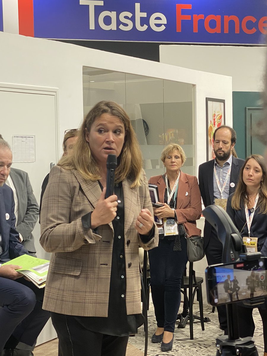 Ce matin <a href="/oliviagregoire/">Olivia Gregoire</a> est venue répondre, sans langue de bois, aux questions des entrepreneurs de l #agroalimentaire sur les préoccupations face à la crise énergétique. <a href="/TasteFrance_EN/">Taste France</a> <a href="/sial_paris/">SIAL Paris</a> <a href="/businessfrance/">Business France</a> <a href="/ANIA_FRANCE/">ANIA</a> <a href="/lacoopagricole/">La Coopération Agricole</a>