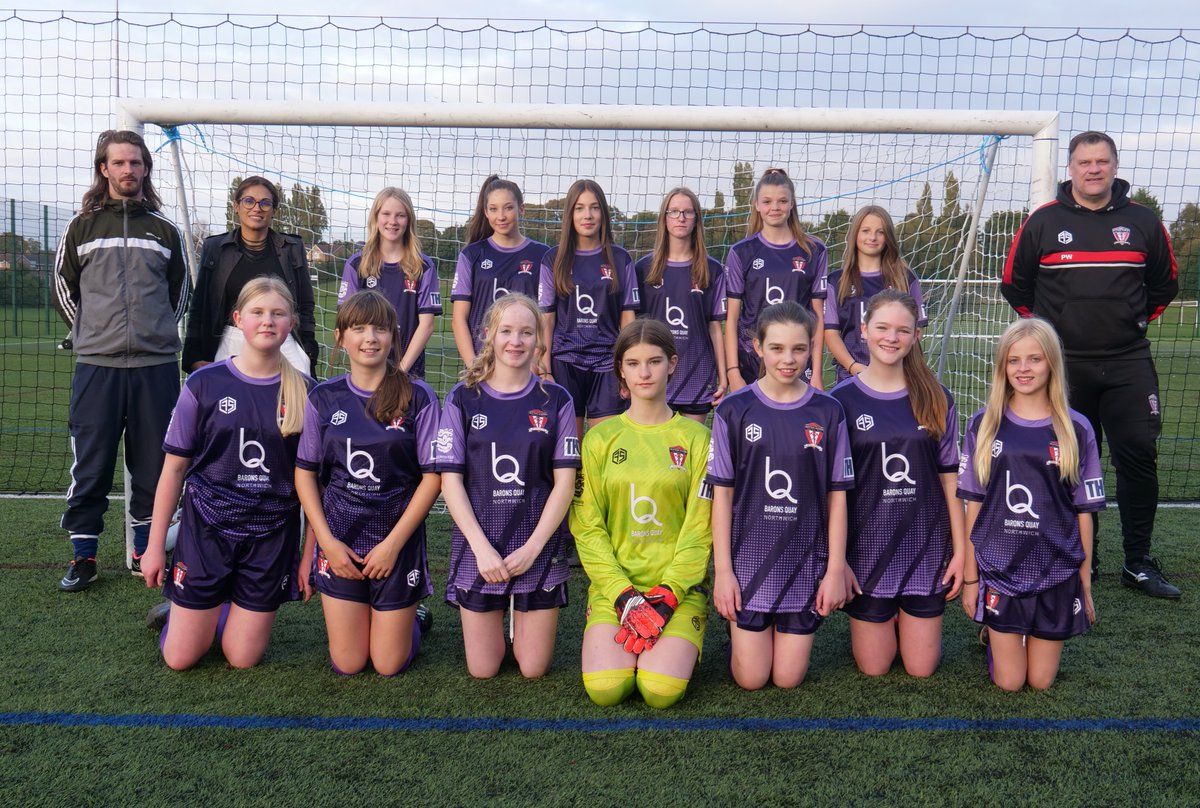 barons_quay's tweet photo. Barons Quay is proud to be the shirt sponsor for under 14s Witton Girls Wildcats this season ⚽ The goal is to inspire more local girls in and around Northwich to start playing football 🙌 How great does the team look in their new purple kits! https://t.co/NXmJSqQ2gu https://t.co/cYBQ98hVvM