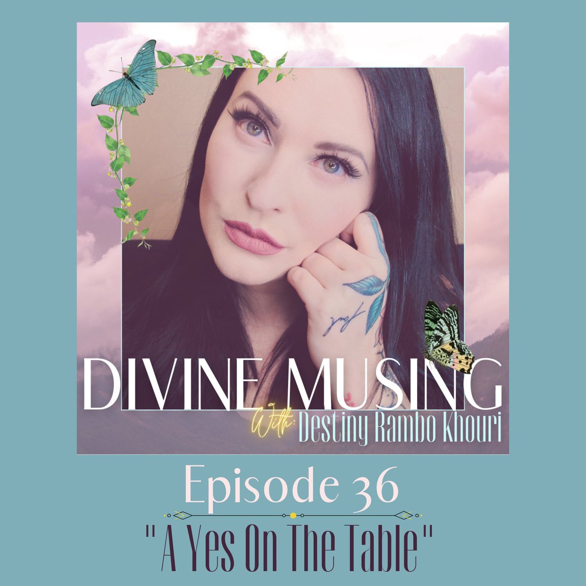 Divine Musing Episode 36: A Yes On The Table is live!! 

In it I discuss the power of saying "yes" to the call of Divine on our lives!

Click the link to watch, or head to where you listen to Podcasts!

youtu.be/em0J_VYt9Lg