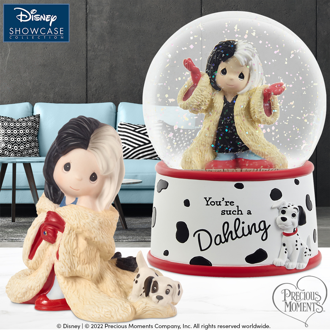 preciousmoment's tweet photo. Disney’s 101 Dalmatians has one villain everyone loves to root against. Tell someone they are “such a dahling” with one of these adorable gifts. 🖤🤍
#PreciousMoments #LifesPreciousMoments #DisneyCollectibles #DisneyShowcaseCollection #CruellaDeVil #Cruella #101Dalmatians https://t.co/Thtr2NMUkC