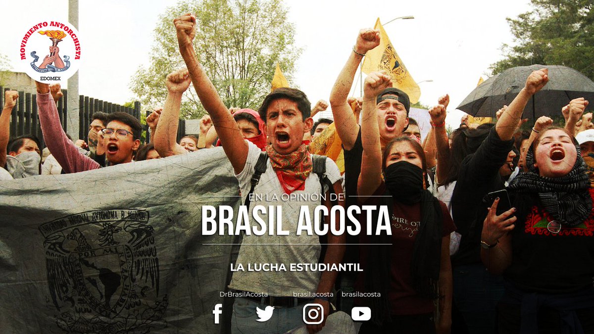 DrBrasilAcosta's tweet photo. Por si te lo perdiste, te comparto mi artículo para la revista @BuzosNoticias 1051 titulado La lucha estudiantil.

Inicia la semana bien informada e informado:
 https://t.co/pLefjI7MpO https://t.co/yR1sHZh22r