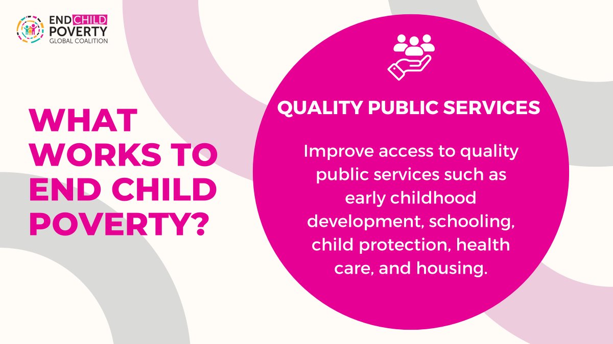 Improving access to quality public services like education, healthcare, child protection and nutrition is key to reducing child poverty. 

Check out the @globalcoalition policy brief outlining these essential public services: uni.cf/3CV7NJd

#IDEP2022