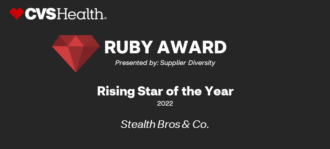 StealthBrosCo's tweet photo. What an honoring moment in time! Thank you @CVSHealth the whole team at the Executive Learning Program and more - I’m so honored! ❤️ https://t.co/q8Q3NI1zs1