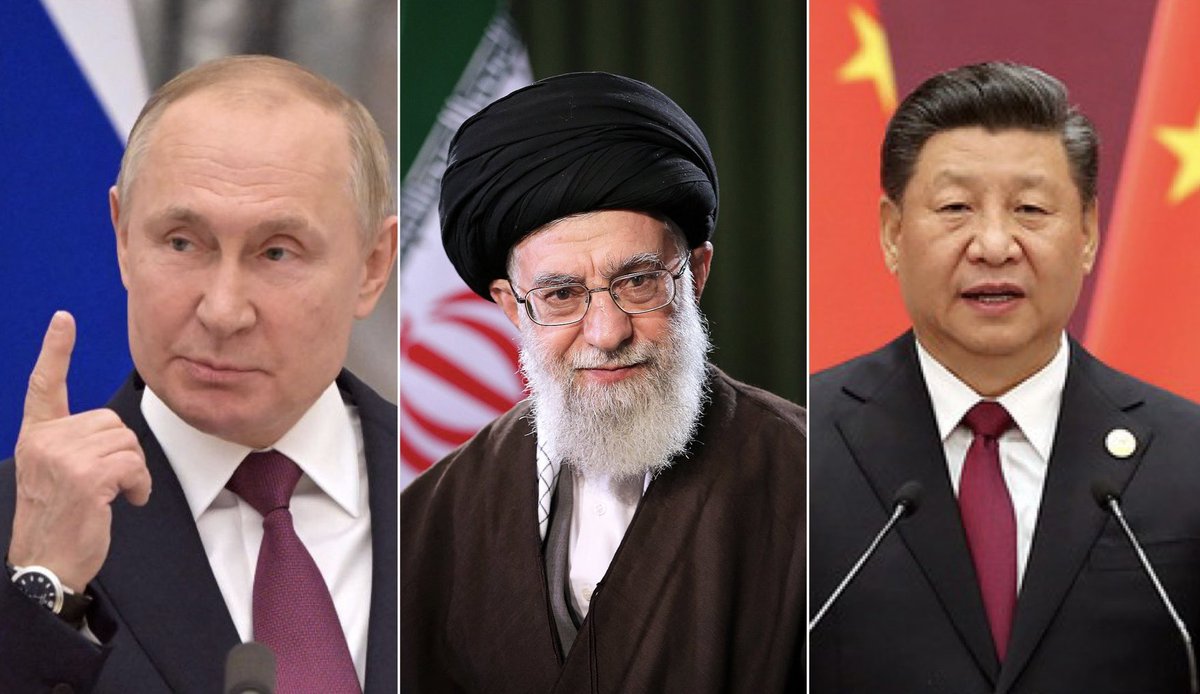 Today’s Axis-of-Evil: 🇷🇺 🇮🇷 🇨🇳