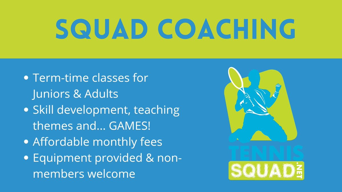FirbankDaleLTC's tweet photo. Our Winter season coaching programme from @TennisSquad kicks off after half term.

Find out more about our junior and adult sessions with @Tennis_Croft below and contact us to reserve your place: firbank@tennissquad.net ⬇️

https://t.co/6b4C9KZbbS https://t.co/hj7LAllvcR
