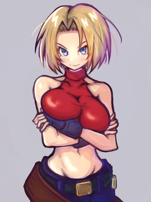 Blue Mary #格ゲーキャラ描こうぜ 