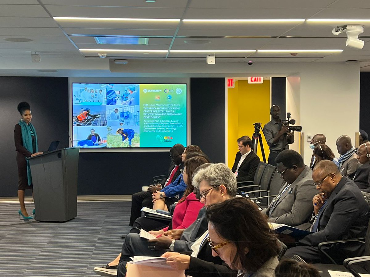 WorldBankAfrica's tweet photo. HAPPENING NOW❗
We #ACEScience for Africa's #SustainableFuture!
Check it out: https://t.co/X46vql4P10 https://t.co/Lt1akS3WXj