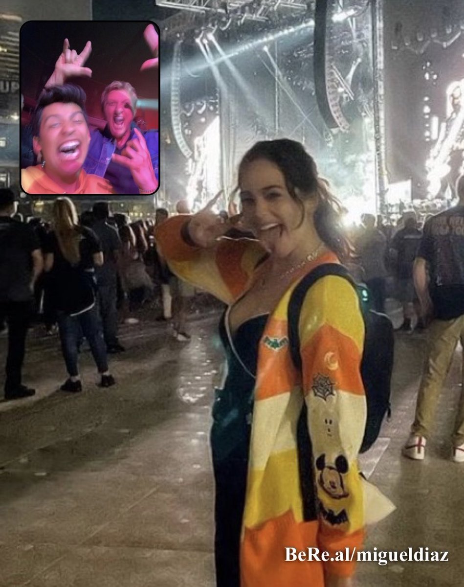 📸 sam and miguel (+ johnny) at the weeknd concert, via bereal