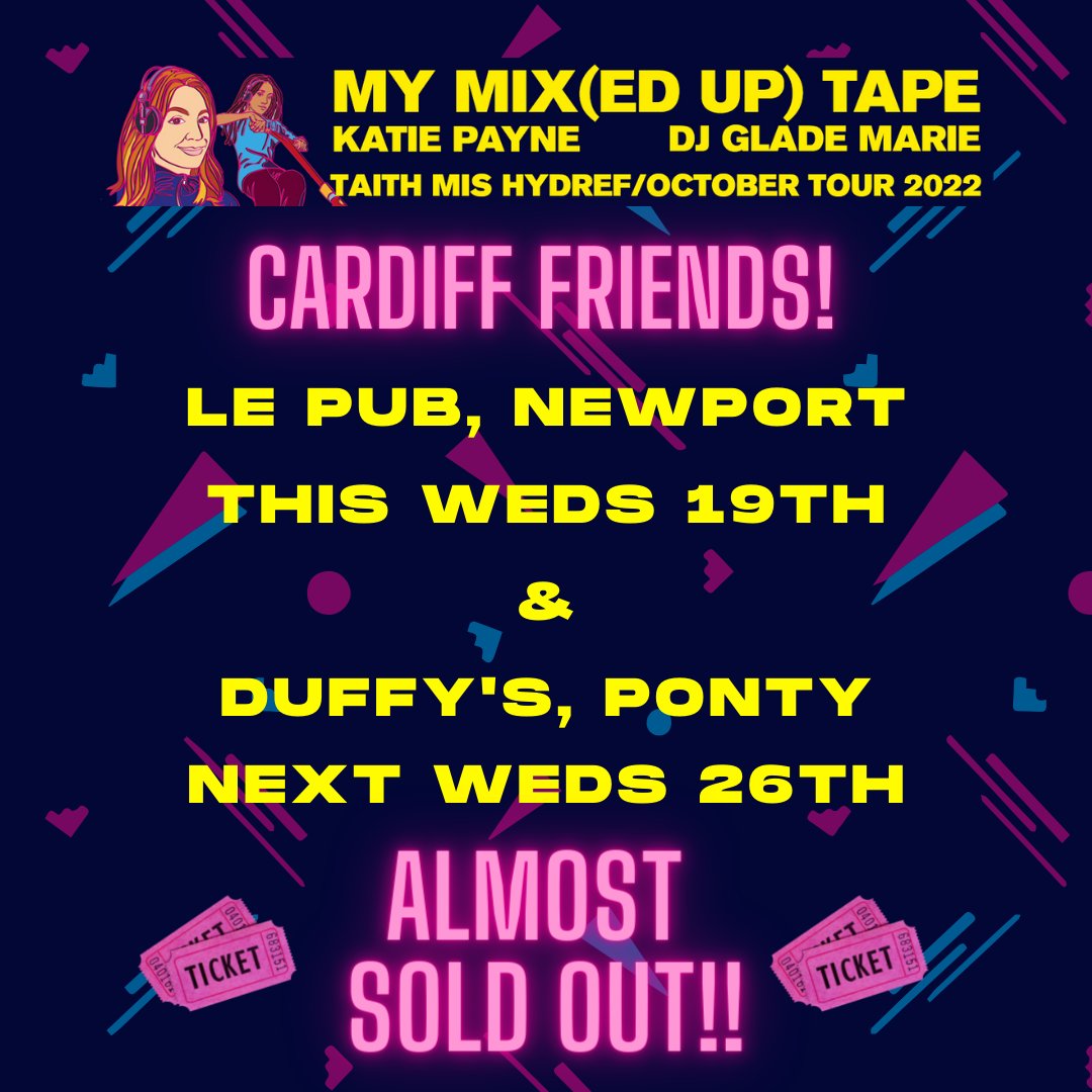 DirtyProtest's tweet photo. 🚨Calling Cardiff friends!🚨
We don’t have a tour date in Cardiff, BUT you can catch #MMUT at:
@lepub - Newport - THIS WEDS 19th
Or
Duffy’s (Ex-Servicemen’s Club) Pontypridd - NEXT WEDS 26th
TICKETS ARE ALMOST SOLD OUT!!
🎟️- link in bio
#NosonAllanNightOut #ArtsWales https://t.co/QCOnKWQrwm