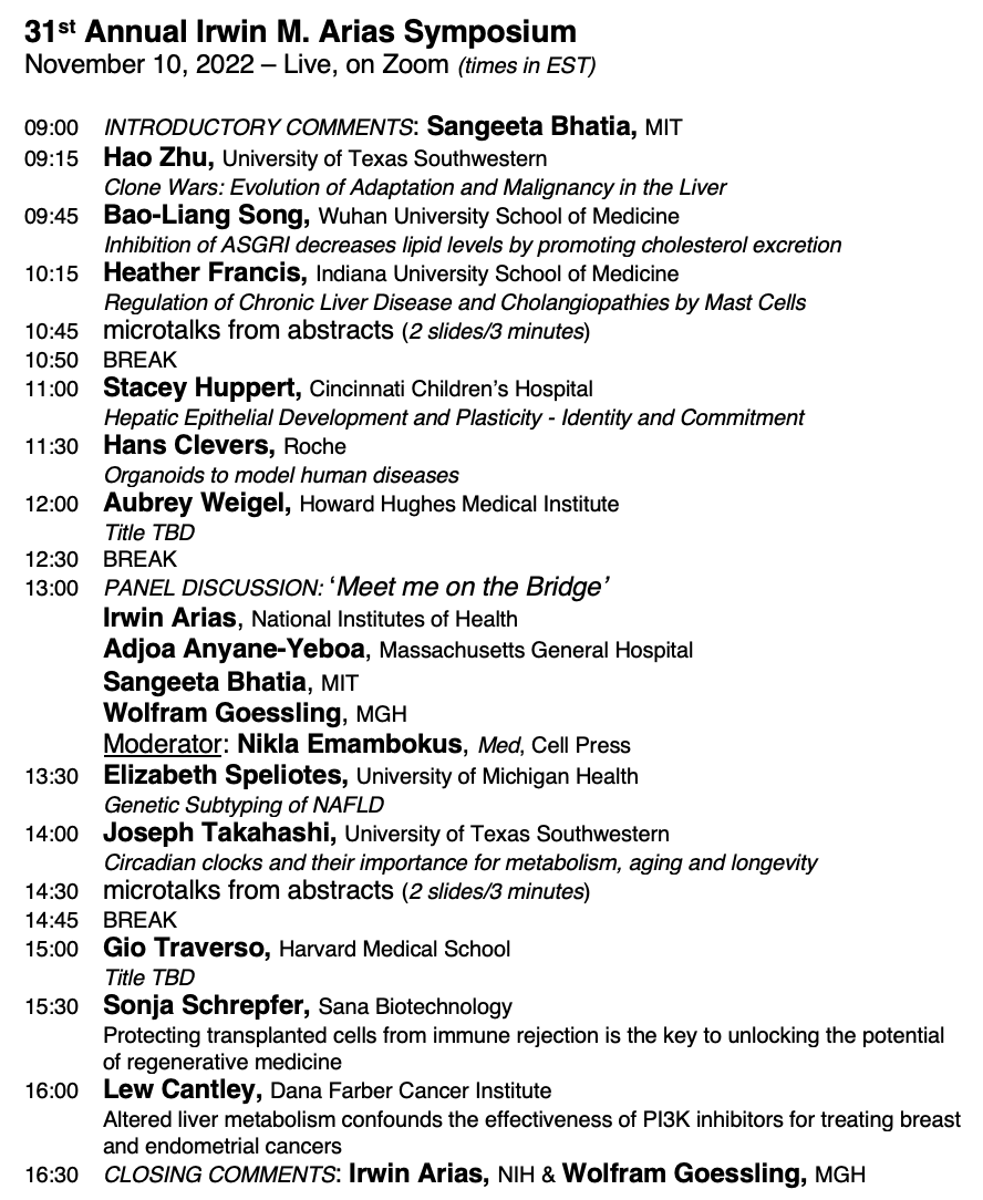 zoerascal's tweet photo. @snbhatia I'm excited to hear him speak on 11/10! Virtual Symposium, free registration + trainee talks, too: https://t.co/YAQa9TGB1o https://t.co/D9ITNDAjx8